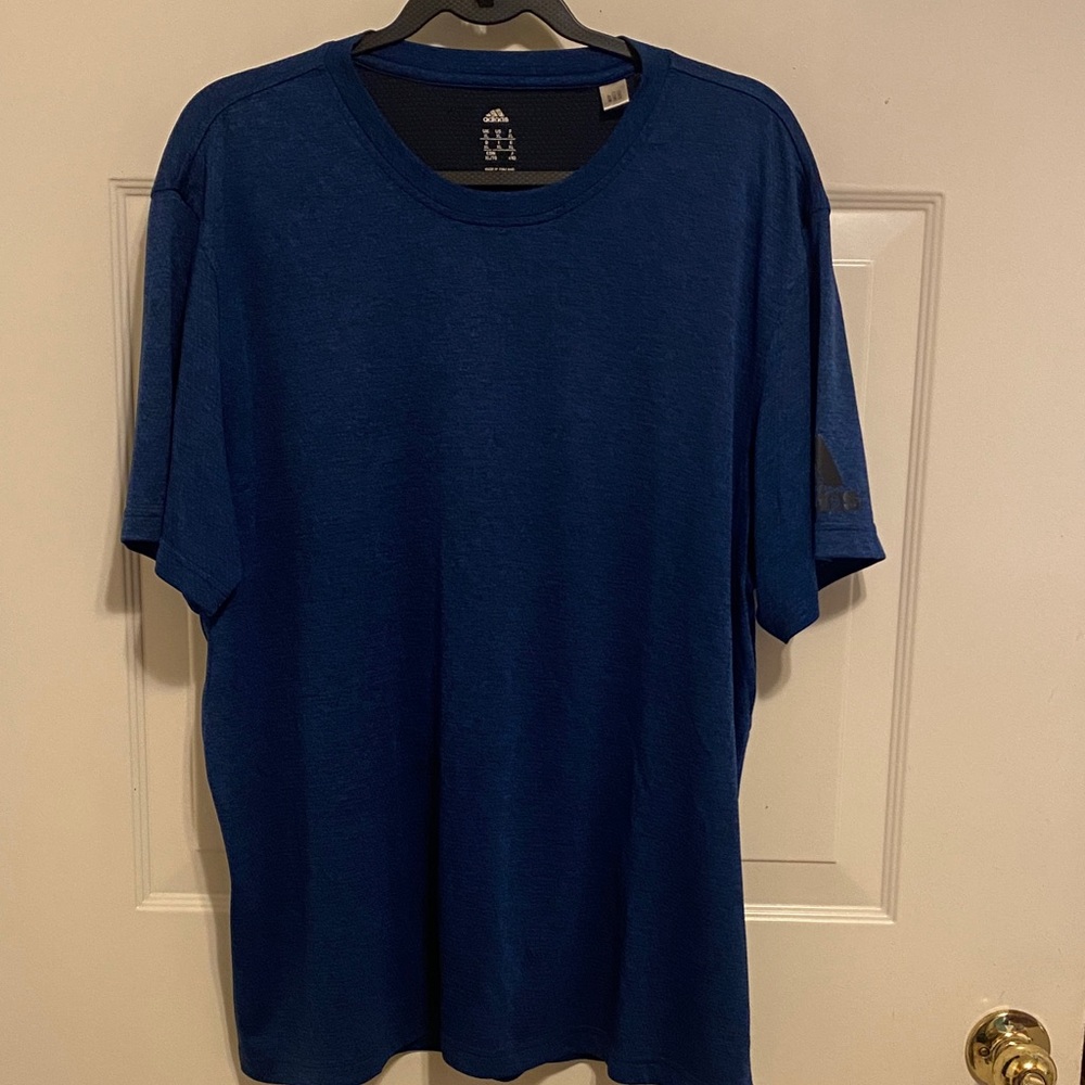 Adidas Men's Deep Blue Short Sleeve Tee